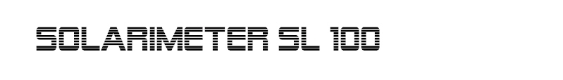 Solarimeter SL 100